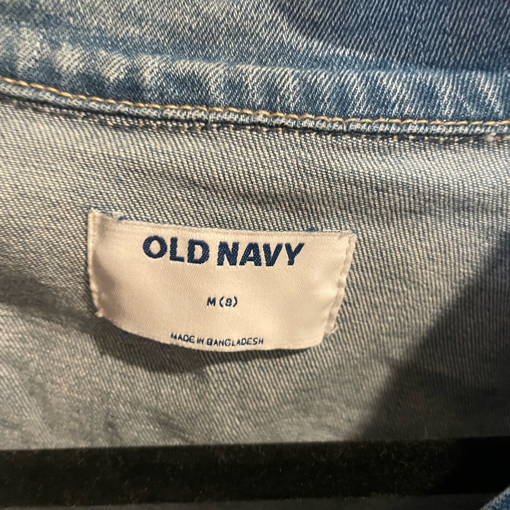 Old Navy Kids‎ Light Blue Jean Jacket Size 8 - Picture 5 of 5